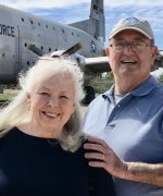 BAC Boneyard fly-in Feb 20 2020 Tom and Margie Corcoran at Pima.jpg