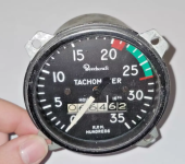Sundowner  2 1/4" Tachometer with cable