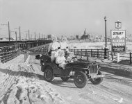 US Army Jeep at south end of High Level bridge in Edmonton BL456.1.jpg